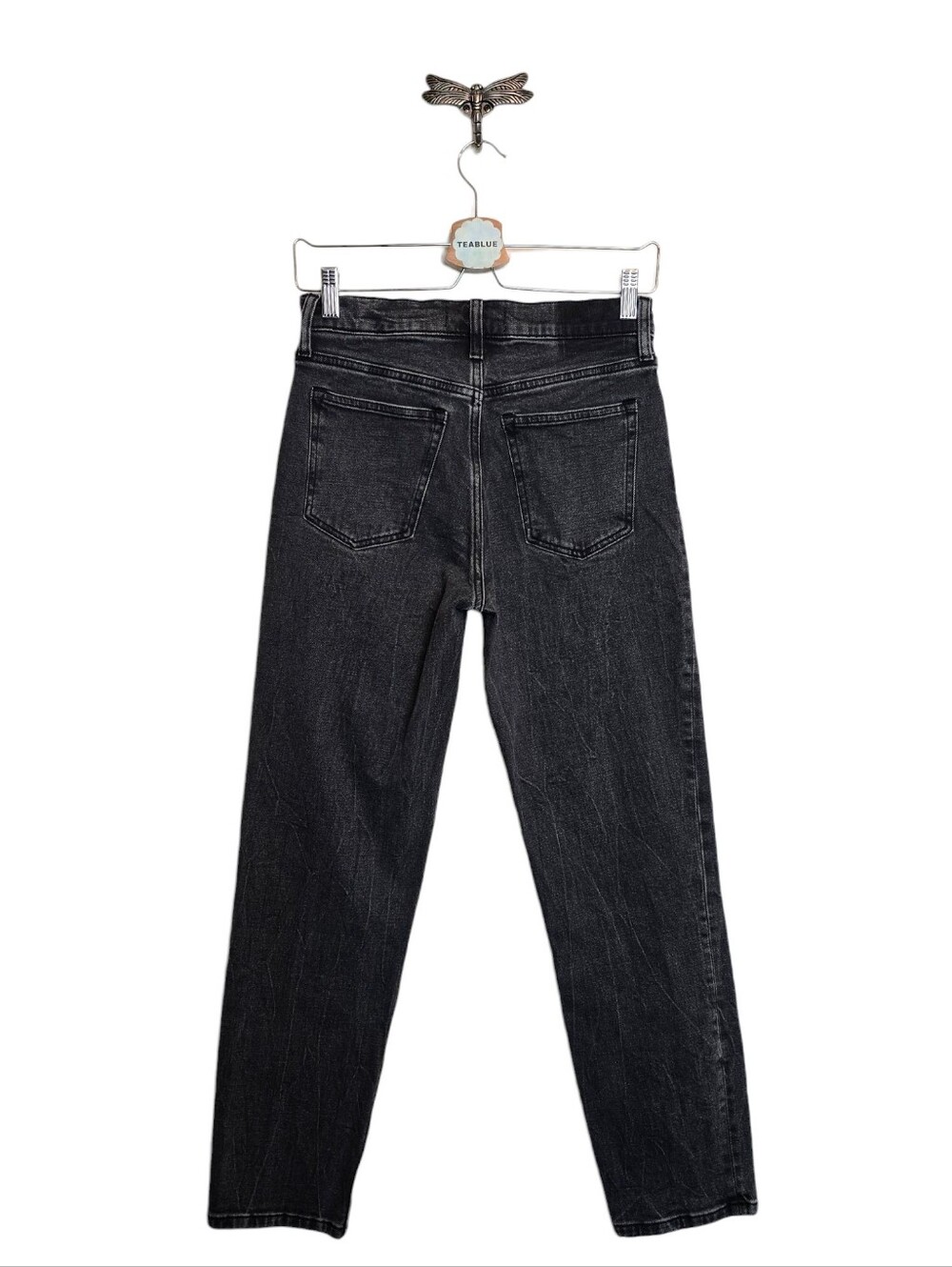 Abercrombie & Fitch 25/0 The Mom High-Rise Black Jean 25/0 - Picture 3 of 12